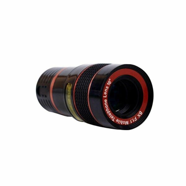 ⁦HD 8X Clip On Optical Zoom Telescope Camera Lens For Universal Mobile Cell Phone⁩ - الصورة ⁦3⁩