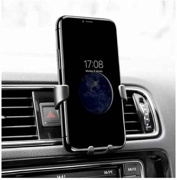 ⁦Universal Car Mount Holder Stand Air Vent Cradle For Mobile Cell Phone Gravity Car Mount Air Vent Phone Holder For I Phone X XR XS Max S Amsung S10 Note9⁩ - الصورة ⁦2⁩