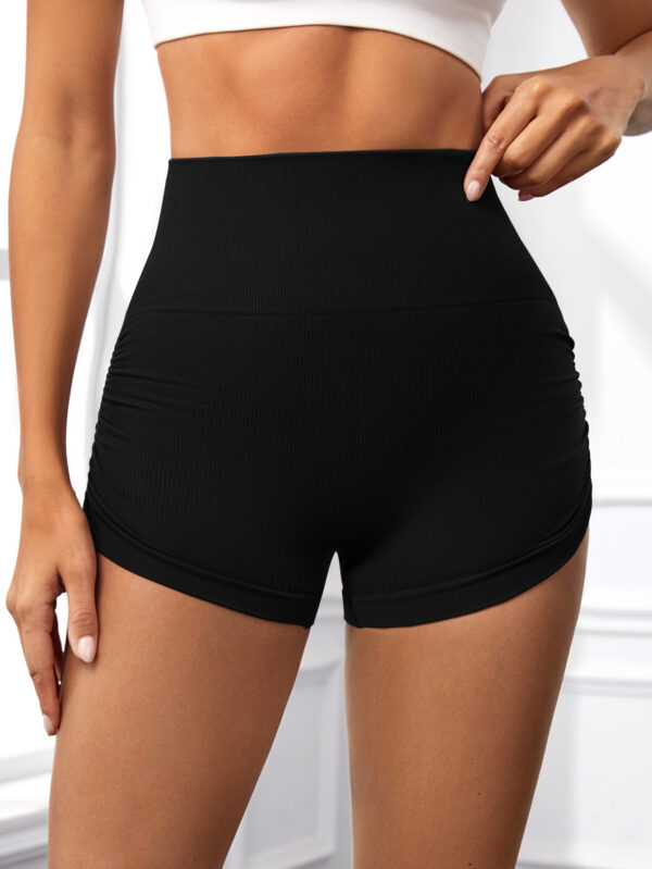 ⁦Workout Shorts For Women Scrunch Butt Lifting High Waisted Yoga Gym Seamless Booty Biker Shorts⁩ - الصورة ⁦9⁩