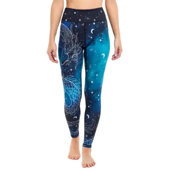 ⁦Floral Printed Set Yoga Pants Pilates Training Wear⁩ - الصورة ⁦5⁩