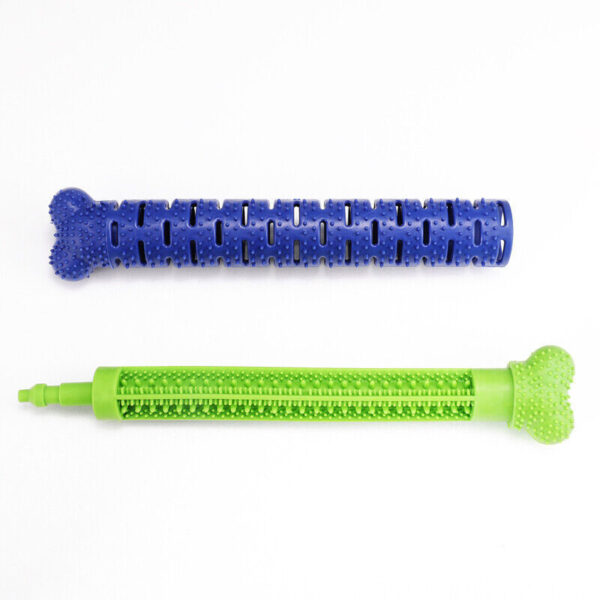 ⁦Dog Toys Toothbrush TPR Chew Bite Teeth Cleaning Pet Molar Brushing Stick Dogs Toothbrush Chewing Bite Toy Durable Chewing⁩ - الصورة ⁦5⁩