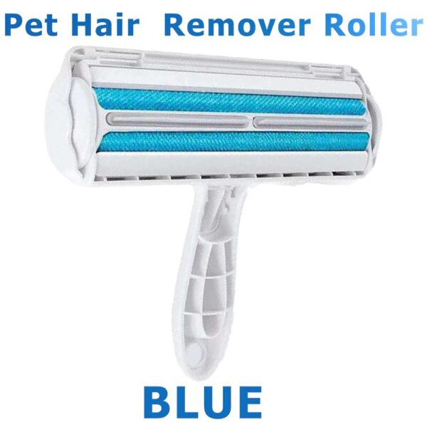 ⁦Pet Hair Roller Remover Lint Brush 2-Way Dog Cat Comb Tool Convenient Cleaning Dog Cat Fur Brush Base Home Furniture Sofa Clothe⁩ - الصورة ⁦8⁩