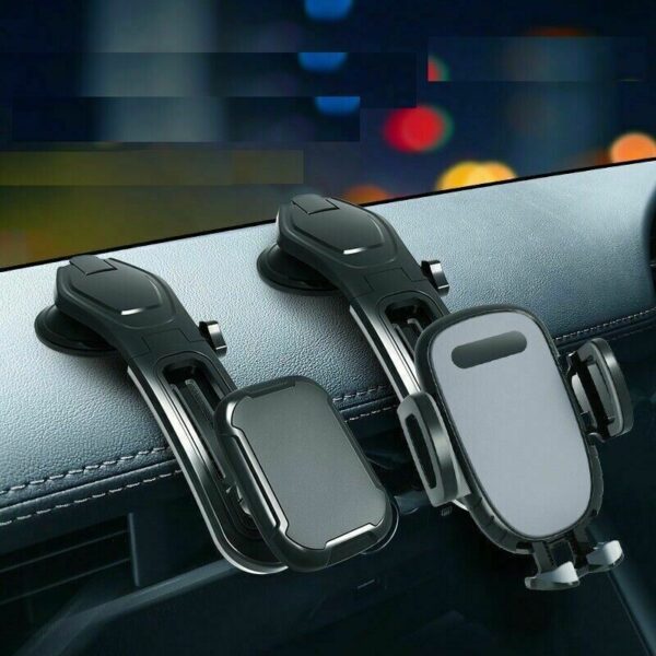 ⁦360 Rotatable Phone Mount Holder Car Dashboard Gravity Adjustable GPS Stand Rotating Car Phone Holder Universal Dashboard Mount Car Holder GPS Phone Stands Auto Accessories Car Phone Holder⁩ - الصورة ⁦7⁩