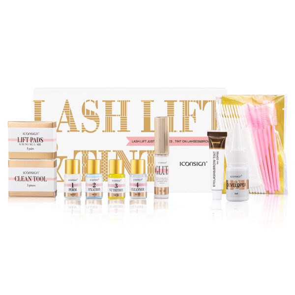 ⁦ICONSIGN Lash Lift EyeLash Eyebrow Dye Tint Kit Lashes Perm Set Brow Lamination Makeup Tools⁩ - الصورة ⁦8⁩