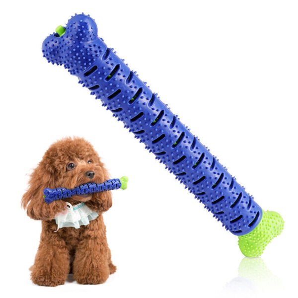 ⁦Dog Toys Toothbrush TPR Chew Bite Teeth Cleaning Pet Molar Brushing Stick Dogs Toothbrush Chewing Bite Toy Durable Chewing⁩ - الصورة ⁦6⁩