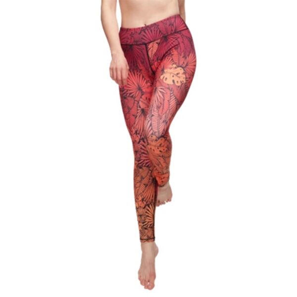 ⁦Floral Printed Set Yoga Pants Pilates Training Wear⁩ - الصورة ⁦6⁩