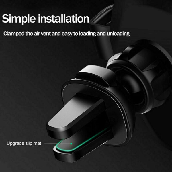 ⁦10W QI Wireless Fast Car Charger Mount Holder Stand Automatic Clamping Charging⁩ - الصورة ⁦9⁩