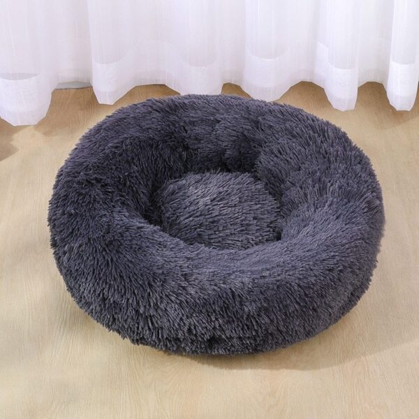 ⁦Dog Bed Super Soft Washable Long Plush Pet Kennel Deep Sleep Dog House Velvet Mats Sofa For Dog Basket Pet Cat Bed⁩ - الصورة ⁦6⁩