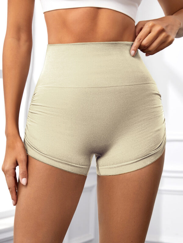 ⁦Workout Shorts For Women Scrunch Butt Lifting High Waisted Yoga Gym Seamless Booty Biker Shorts⁩ - الصورة ⁦3⁩