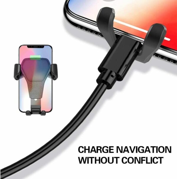 ⁦Universal Car Mount Holder Stand Air Vent Cradle For Mobile Cell Phone Gravity Car Mount Air Vent Phone Holder For I Phone X XR XS Max S Amsung S10 Note9⁩ - الصورة ⁦8⁩