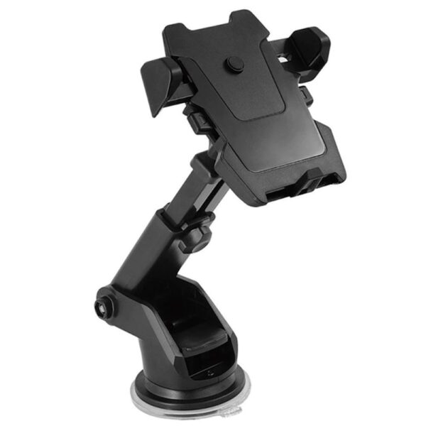 ⁦Windshield Car Phone Holder Universal in Car Cellphone Holder Stand Adjustable Phone Suction Cup Holder Car Mount Phone Stand⁩ - الصورة ⁦2⁩