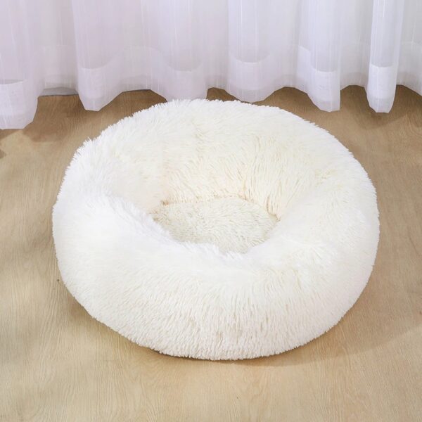 ⁦Dog Bed Super Soft Washable Long Plush Pet Kennel Deep Sleep Dog House Velvet Mats Sofa For Dog Basket Pet Cat Bed⁩ - الصورة ⁦9⁩