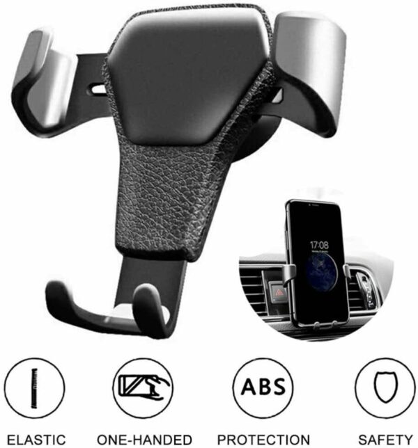 ⁦Universal Car Mount Holder Stand Air Vent Cradle For Mobile Cell Phone Gravity Car Mount Air Vent Phone Holder For I Phone X XR XS Max S Amsung S10 Note9⁩ - الصورة ⁦3⁩