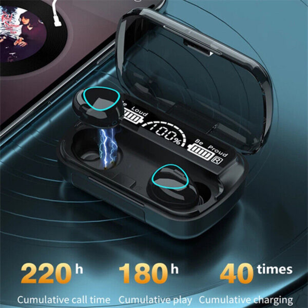 ⁦TWS Wireless 5.0 Waterproof Bluetooth Sports Waterproof Earphones⁩ - الصورة ⁦7⁩