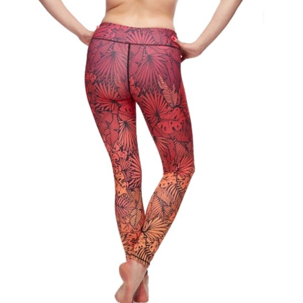 ⁦Floral Printed Set Yoga Pants Pilates Training Wear⁩ - الصورة ⁦2⁩