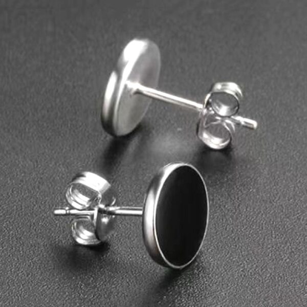 1 Pair Of Pierced Earrings For Men And Women Punk Stainless Steel Earrings Hip Hop Fashion Earrings Party Date Holiday Gifts