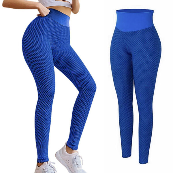 ⁦TIK Tok Leggings Women Butt Lifting Workout Tights Plus Size Sports High Waist Yoga Pants⁩ - الصورة ⁦6⁩